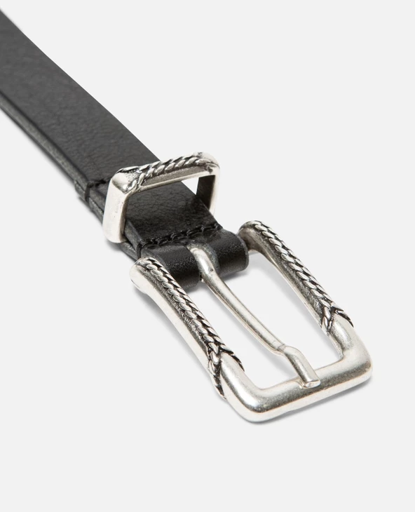 KOST Ceinture Femme Made In France Cuir Tannage Végétal Noir 4 KOST Ceinture Femme Made In France Cuir Tannage Végétal Noir – Image 2