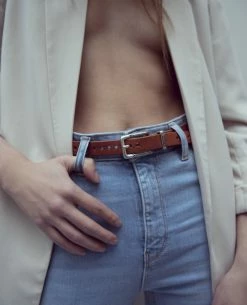 KOST Ceinture Femme Made In France Cuir Tannage Végétal Noisette -kost paris shop JANIS 62 11 28c8