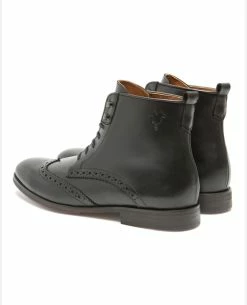 KOST Bottines à Lacets Noires Made In France En Cuir Tannage Végétal Homme -kost paris shop JEFF9A 02 05 6083