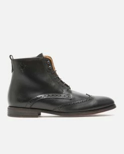 KOST Bottines à Lacets Noires Made In France En Cuir Tannage Végétal Homme -kost paris shop JEFF9A 02 07 3bb3