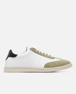 KOST Sneakers Cuir Blanc Et Kaki Made In France Homme 18 KOST Sneakers Cuir Blanc Et Kaki Made In France Homme -kost paris shop JERRY EH 07 603b