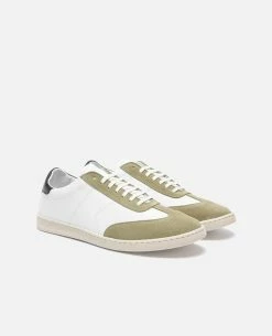 KOST Sneakers Cuir Blanc Et Kaki Made In France Homme 23 KOST Sneakers Cuir Blanc Et Kaki Made In France Homme -kost paris shop JERRY EH 12 bcb9