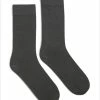 KOST Chaussettes Gris Foncé Made In France Coton Bio Homme