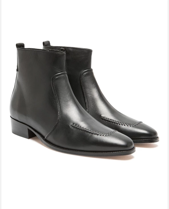 KOST Boots Cuir Noir Femme 4 KOST Boots Cuir Noir Femme – Image 2