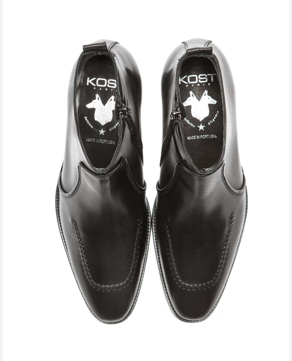 KOST Boots Cuir Noir Femme 5 KOST Boots Cuir Noir Femme – Image 3