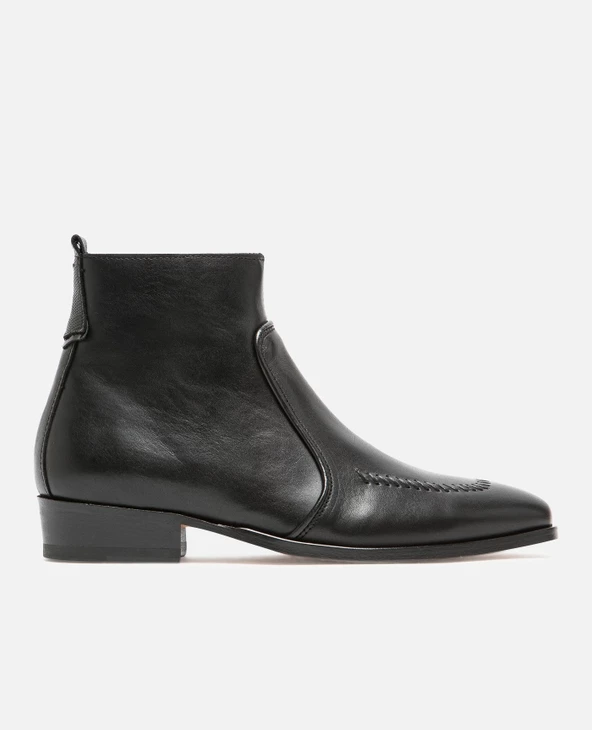 KOST Boots Cuir Noir Femme 8 KOST Boots Cuir Noir Femme – Image 6