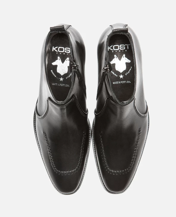 KOST Boots Cuir Noir Femme 10 KOST Boots Cuir Noir Femme – Image 8