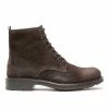 KOST Bottines à Lacets Croûte Velours Marron Foncé Homme -kost paris shop JIMMY59 08 02 74ee