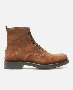 KOST Bottines à Lacets Croûte Velours Marron Homme -kost paris shop JIMMY59 47 07 d119
