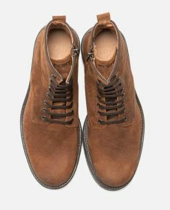 KOST Bottines à Lacets Croûte Velours Marron Homme -kost paris shop JIMMY59 47 09 8f39