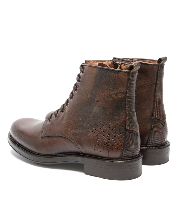 KOST Boots Cuir Tannage Végétal Marron Homme 6 KOST Boots Cuir Tannage Végétal Marron Homme – Image 4