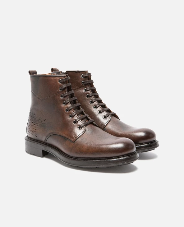 KOST Boots Cuir Tannage Végétal Marron Homme 13 KOST Boots Cuir Tannage Végétal Marron Homme – Image 11