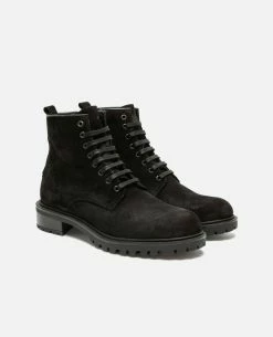 KOST Boots à Lacets Croûte Velours Femme -kost paris shop JODIE5 02 12 9290