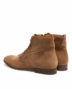 KOST Boots à Lacets Croûte Velours Taupe Homme -kost paris shop JOE5 1B 05 ddc6