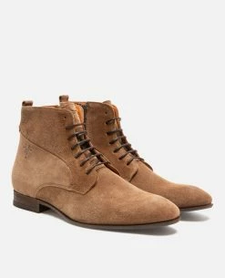 KOST Boots à Lacets Croûte Velours Taupe Homme -kost paris shop JOE5 1B 08 0ee5