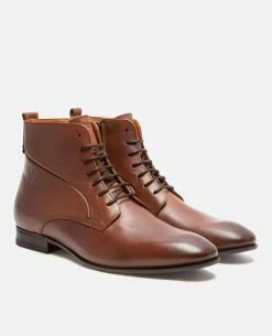 KOST Boots Cuir Marron Homme -kost paris shop JOE73 47 08 126b