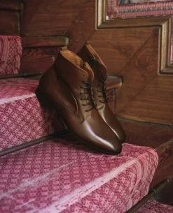 KOST Boots Cuir Marron Homme -kost paris shop JOE73 47 11 5a6e