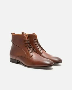 KOST Boots Cuir Marron Homme -kost paris shop JOE73 47 12 8afe