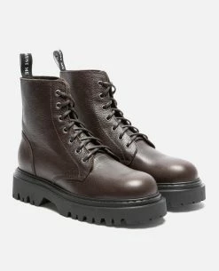 KOST Bottines Chunky Cuir Marron Femme -kost paris shop JOYCEK 08 08 0ead