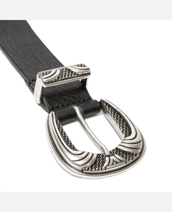 KOST Ceinture Made In France Cuir Tannage Végétal Noir Mixte 4 KOST Ceinture Made In France Cuir Tannage Végétal Noir Mixte – Image 2