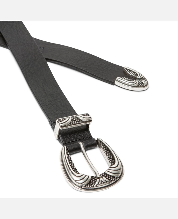 KOST Ceinture Made In France Cuir Tannage Végétal Noir Mixte 5 KOST Ceinture Made In France Cuir Tannage Végétal Noir Mixte – Image 3