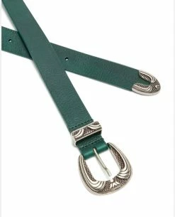 KOST Ceinture Made In France Cuir Tannage Végétal Vert Foncé Mixte -kost paris shop KEITH F4 04 4100