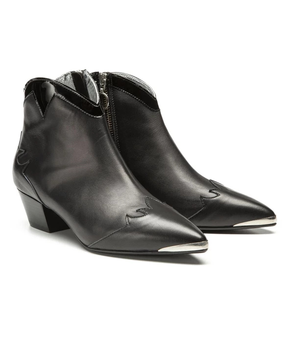 KOST Boots Cuir Noir Femme 9 KOST Boots Cuir Noir Femme – Image 7