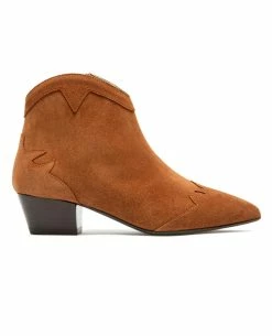 KOST Boots à Talons Style Western Croûte Velours Cognac Femme 18 KOST Boots à Talons Style Western Croûte Velours Cognac Femme -kost paris shop LUNA5 47 02 e09b