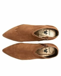 KOST Boots à Talons Style Western Croûte Velours Cognac Femme 20 KOST Boots à Talons Style Western Croûte Velours Cognac Femme -kost paris shop LUNA5 47 04 db5b