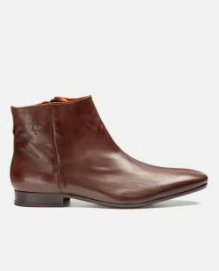 KOST Boots Cuir Marron Homme -kost paris shop LUPIN8 08 07 62ed