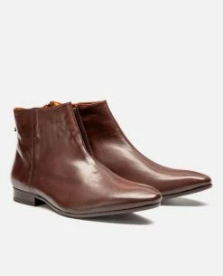 KOST Boots Cuir Marron Homme -kost paris shop LUPIN8 08 08 885a