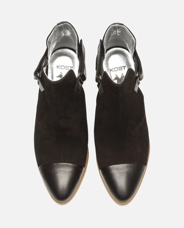 KOST Boots Croûte Velours Noir Femme 3 KOST Boots Croûte Velours Noir Femme