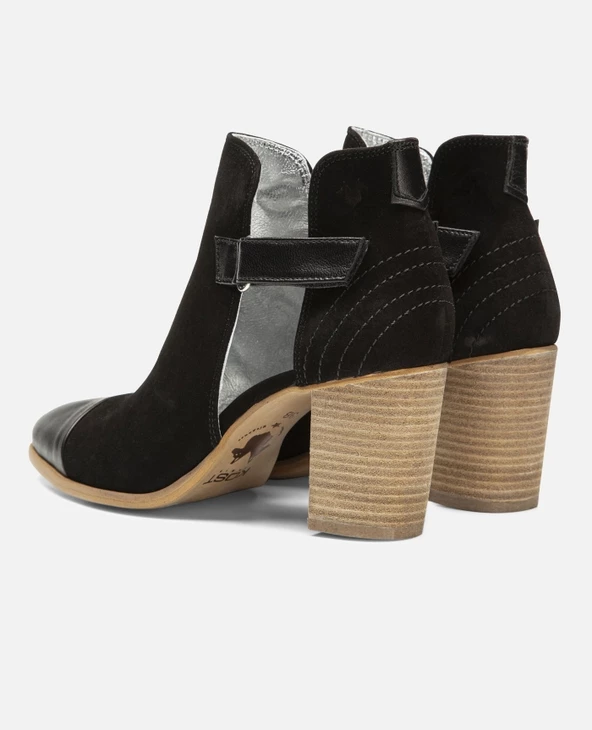 KOST Boots Croûte Velours Noir Femme 4 KOST Boots Croûte Velours Noir Femme – Image 2