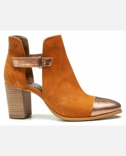 KOST Boots Croûte Velours Marron Femme -kost paris shop LURA52 9L 02 923c