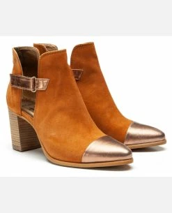 KOST Boots Croûte Velours Marron Femme -kost paris shop LURA52 9L 03 85ea