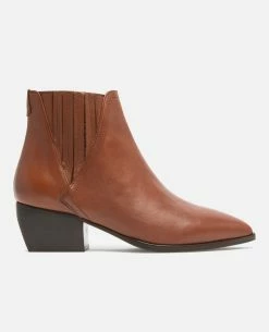 KOST Chelsea Boots Cuir Marron Femme