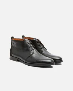 KOST Chukka Boots Cuir Noir Homme -kost paris shop MADISON51 02 12 49d6