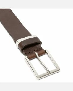 KOST Ceinture Made In France Cuir Tannage Végétal Marron Homme