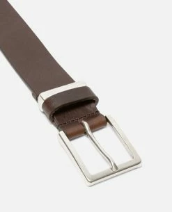 KOST Ceinture Made In France Cuir Tannage Végétal Marron Homme -kost paris shop MICK 07 08 2f7a