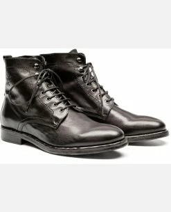 KOST Bottines à Lacets Cuir Noir Homme 15 KOST Bottines à Lacets Cuir Noir Homme -kost paris shop MILITANT67 02 03 59a4