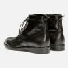 KOST Bottines à Lacets Cuir Noir Homme