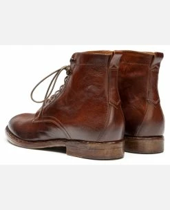 KOST Bottines à Lacets Cuir Marron Homme -kost paris shop MILITANT67 47 05 cab0