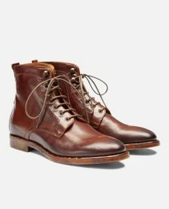 KOST Bottines à Lacets Cuir Marron Homme -kost paris shop MILITANT67 47 08 8ff4