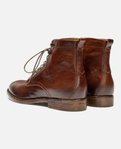 KOST Bottines à Lacets Cuir Marron Homme -kost paris shop MILITANT67 47 10 3861