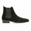 KOST Chelsea Boots Croûte Velours Noir Femme -kost paris shop NANCY5 02 02 6f50