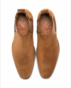 KOST Chelsea Boots Croûte Velours Marron Femme -kost paris shop NANCY5 31 04 67b8