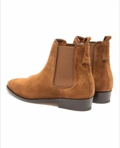KOST Chelsea Boots Croûte Velours Marron Femme -kost paris shop NANCY5 31 05 1e50