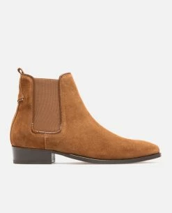 KOST Chelsea Boots Croûte Velours Marron Femme -kost paris shop NANCY5 31 07 3d1e
