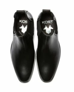 KOST Chelsea Boots Cuir Noir Femme -kost paris shop NANCY90 02 04 8908