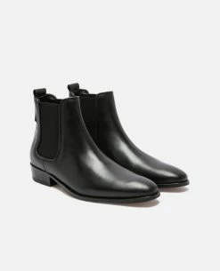 KOST Chelsea Boots Cuir Noir Femme -kost paris shop NANCY90 02 12 6dba
